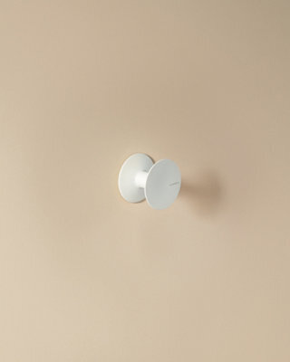 Cosmic Towel Hook, Robe Hook, Coat Hook, Self-Adhesive, Matt White, Supports Up To 5Kg, Diabolo Collection - image 1