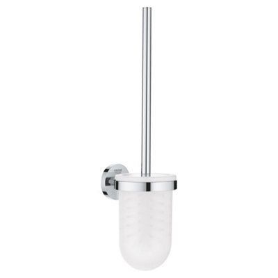 Grohe Start Chrome Effect Steel Toilet Brush & Holder - image 1