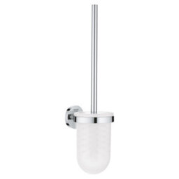 Grohe Start Chrome Effect Steel Toilet Brush & Holder