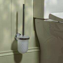 Grohe Start Chrome Effect Steel Toilet Brush & Holder - thumbnail 5