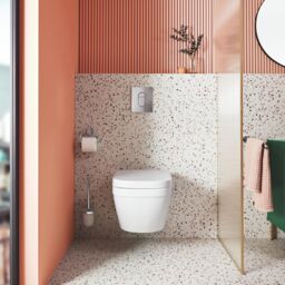 Grohe Start Chrome Effect Steel Toilet Brush & Holder - thumbnail 2