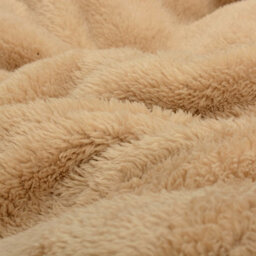 Snug Rug Blanket Luxury Sherpa Fleece Sofa Tv Throw Gift Blankets 127X178Cm - Sand Beige - thumbnail 6