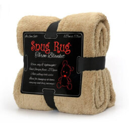 Snug Rug Blanket Luxury Sherpa Fleece Sofa Tv Throw Gift Blankets 127X178Cm - Sand Beige - thumbnail 7