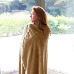 Snug Rug Blanket Luxury Sherpa Fleece Sofa Tv Throw Gift Blankets 127X178Cm - Sand Beige - thumbnail 3