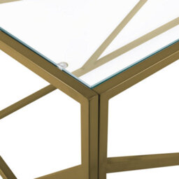 Beliani Coffee Table Orland Glass Gold - thumbnail 5