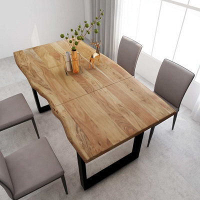 Berkfield Dining Table 180X90X76 Cm Solid Acacia Wood - image 1