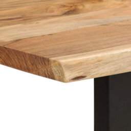 Berkfield Dining Table 180X90X76 Cm Solid Acacia Wood - thumbnail 5