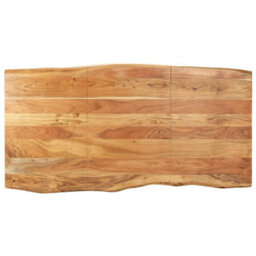 Berkfield Dining Table 180X90X76 Cm Solid Acacia Wood - thumbnail 4