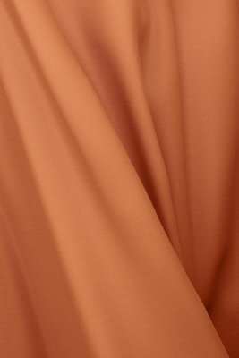Bricoflor Blackout Curtain With Concealed Loops  - Orange-Terracotta - 2,45 X 1,40 M - Plain - image 1