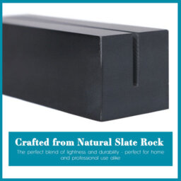 Argon Tableware Natural Slate Sign Holder - 9Cm - thumbnail 3