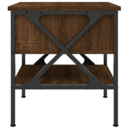 Berkfield Industrial Bedside Tables 2 Pcs Brown Oak 40X42X45 Cm Engineered Wood - thumbnail 8