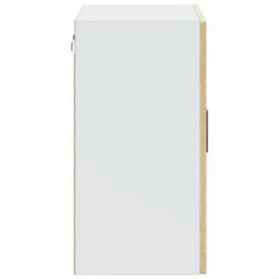 Berkfield Kitchen Wall Cabinet With Glass Door Porto Sonoma Oak - thumbnail 8