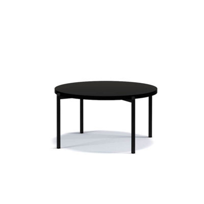 Arte Sigma A Coffee Table In Black Matt - Modern Elegance Meets Versatility - W840mm X H430mm X D840mm - image 1