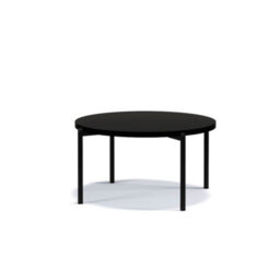 Arte Sigma A Coffee Table In Black Matt - Modern Elegance Meets Versatility - W840mm X H430mm X D840mm - thumbnail 1
