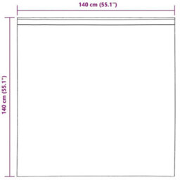 Berkfield Durable Voile Curtains With Tab Top 2 Pcs Black - thumbnail 8
