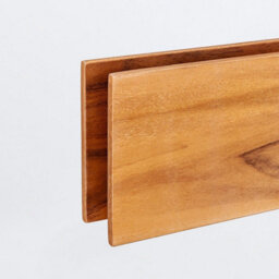 Luminosa Lighting Elstead Clean Bar Pendant Ceiling Light Teak - thumbnail 5