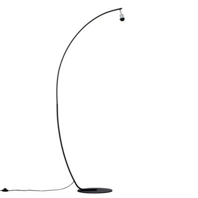Extra Large Curved Floor Lamp Black Modern Base Living Room Light Lighting - image 1