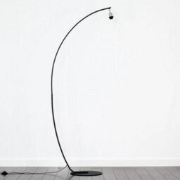 Extra Large Curved Floor Lamp Black Modern Base Living Room Light Lighting - thumbnail 3