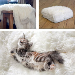Snug Rug Snug Rug Yeti Deep Pile Faux Fur Throw Blanket Fluffy Soft Luxury 2.5Kg King Size 200 X 220Cm - thumbnail 3