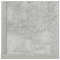 Berkfield Wall Shelves 2 Pcs Concrete Grey 75X16.5X16.5 Cm Engineered Wood - thumbnail 6