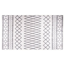 Walplus Rug Washable 190X300 Cm Black And White Anti Slip - thumbnail 1