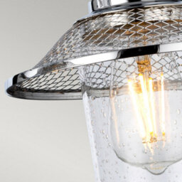 Luminosa Lighting Elstead Hinkley Rigby 3 Light Wall Light Polished Chrome Ip44 - thumbnail 5