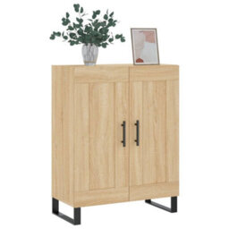 Berkfield Classic Sideboard Sonoma Oak 69.5X34X90 Cm Engineered Wood - thumbnail 3