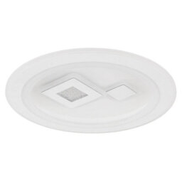 Luminosa Lighting Luminosa Valeria Round Integrated Led Semi Flush Ceiling Light White 2X Led Dimmable 2700-6500K Remote Control - thumbnail 2