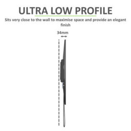 "Tech Art Fixed Tv Wall Mount Bracket 37"" To 80""" - thumbnail 3
