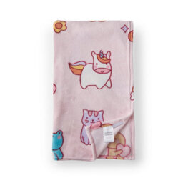 Catherine Lansfield Kids Forever Together Cosy Fleece 130X170Cm Blanket Throw Pastel - thumbnail 5