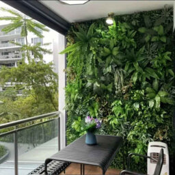 Artificial Boxwood Hedge Wall Panel , Faux Greenery For Indoor Or Outdoor Decor - thumbnail 1