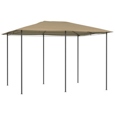 Walplus Gazebo Outdoor Beach Party Festival Camping Tent Canopy Wedding Marquee Awning3X4X2.6 M Taupe 160 G/ma - image 1