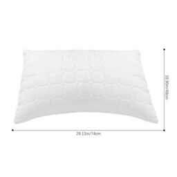Thehotsale Elegant Comfortable Geometric Pattern Soft Pillowcase Pillow Cover With Cotton Layer Without Insert 74Cm W X 48Cm D - thumbnail 8