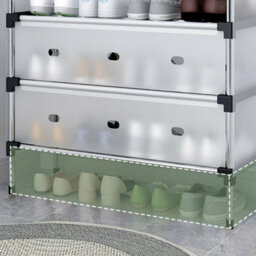 7 Tier Cabinet Storage Organiser Shoe Rack Stand Holder Dust-Proof Cover - thumbnail 4