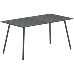 Wyld Haus Visuto 150Cm X 80Cm Steel Grey Rectangular Outdoor Dining Table For 6 - thumbnail 2