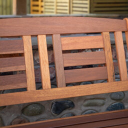 Samuel Alexander Hawkshead 2 Seater Outdoor Wooden Garden Patio Bench - thumbnail 5
