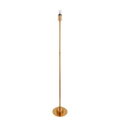 Loops Stylish 1300mm Tall Floor Lamp With Aged Brass Finish - Portable Led Lighting Solution For Home Decor - image 1