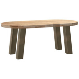 Berkfield Coffee Table Legs 4 Pcs Natural Steel 42 Cm Steel - thumbnail 8