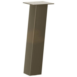 Berkfield Coffee Table Legs 4 Pcs Natural Steel 42 Cm Steel - thumbnail 4