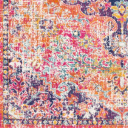 Livabliss Harput-Vintage Blue Orange Yellow Grey Traditional Boho Living Dining Bedroom Rug 80 X 220 Cm Easy Care, Non Shedding - thumbnail 7