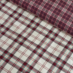 Catherine Lansfield Bedding Kelso Check Duvet Cover Set With Pillowcases Plum - thumbnail 4