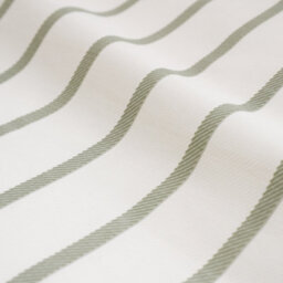 Bianca Fine Linens Hampton Stripe 200 Thread Count Cotton Reversible Single Duvet Cover Set With Pillowcase Green - thumbnail 5