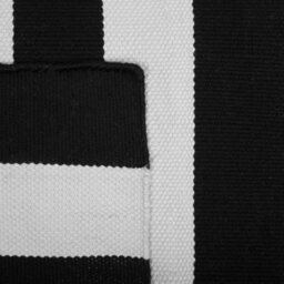 Beliani Outdoor Rug Tavas Black/ White 160 X 230 Cm - thumbnail 6