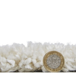 White/black Kilim Modern Chequered Moroccan Shaggy Rug For Living Room Bedroom And Dining Room-200Cm X 290Cm - thumbnail 2