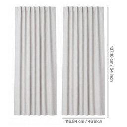 Marlow 100% Blackout Curtains For Bedroom Living Room Thermal Insulated - thumbnail 4
