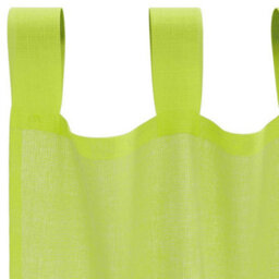 Berkfield Voile Curtains With Tab Top 2 Pcs Apple Green - thumbnail 5