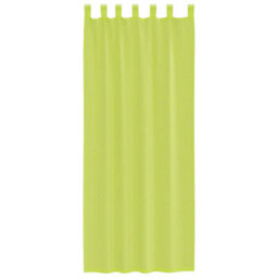 Berkfield Voile Curtains With Tab Top 2 Pcs Apple Green - thumbnail 4