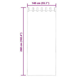 Berkfield Voile Curtains With Tab Top 2 Pcs Apple Green - thumbnail 8
