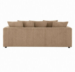 Jumbo Cord 3+2 Sofa Set Beige Scatter Back - thumbnail 3