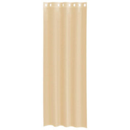 Berkfield Durable Voile Curtains With Grommets 2 Pcs Sand - thumbnail 4